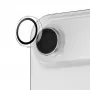 Kameras lēcu aizsargs PanzerGlass Hoops iPhone Air — rūdīts stikls un silikons, caurspīdīgs, 1 gab.