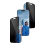 Ekrāna aizsargs PanzerGlass 2-Way Privacy iPhone 17 Pro — Ultra-Wide Fit, rūdīts stikls, privātuma filtrs, FASTFIT