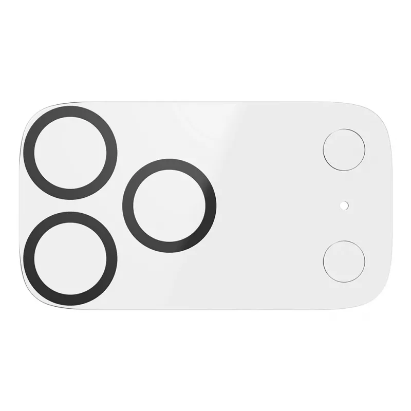 Kameras objektīva aizsargs PanzerGlass iPhone 17 Pro Max pret skrāpējumiem un triecieniem izturīgs