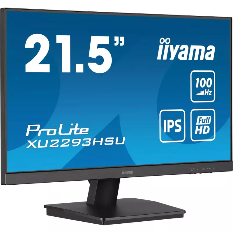 iiyama ProLite XU2293HSU-B7 datora monitors 54.6 cm (21.5 collu) 1920 x 1080 pikseļi Full HD LED Melns