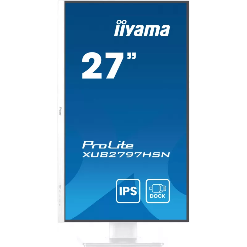 iiyama ProLite XUB2797HSN-W2 datora monitors 68.6 cm (27 collas) 1920 x 1080 pikseļi Full HD LED Balts