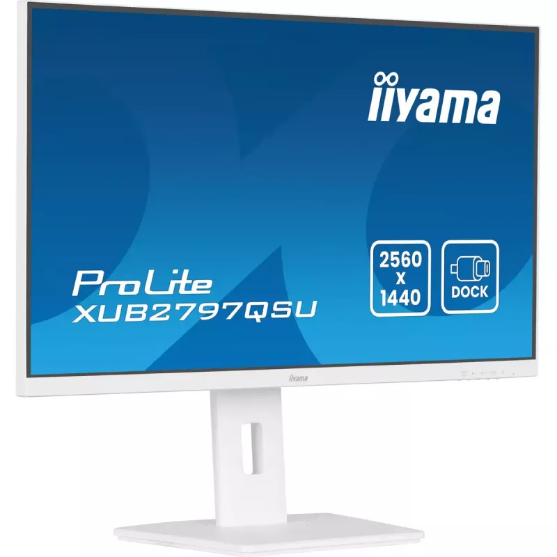 iiyama ProLite XUB2797QSU-W2 datora monitors 68,6 cm (27 colli) 2560 x 1440 pikseļi Quad HD LED Balts