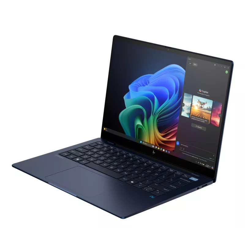 HP EliteBook Ultra G1q AI PC Copilot+ PC Snapdragon X1E-78-100 klēpjdators 35,6 cm (14 collu) skārienekrāns 2.2K 16 GB LPDDR5x-SDRAM 512 GB SSD Wi-Fi 6E (802.11ax) Windows 11 Pro zils