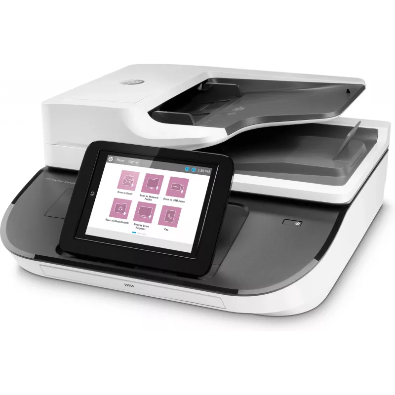 HP Flow 8500 fn2 plakanvirsmas un ADF skeneris 600 x 600 DPI