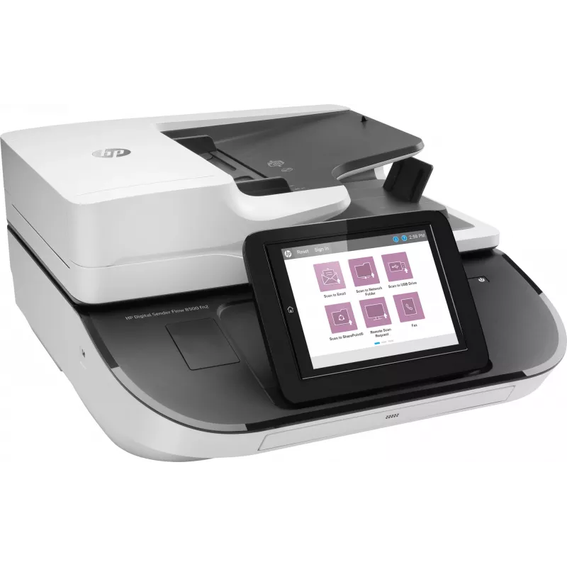 HP Flow 8500 fn2 plakanvirsmas un ADF skeneris 600 x 600 DPI