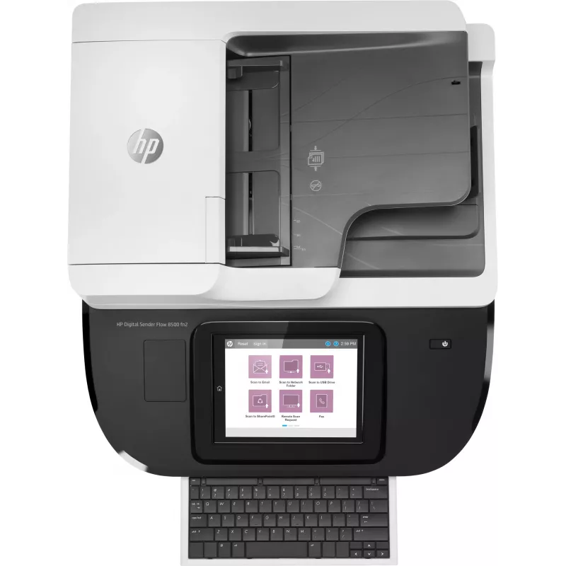 HP Flow 8500 fn2 plakanvirsmas un ADF skeneris 600 x 600 DPI