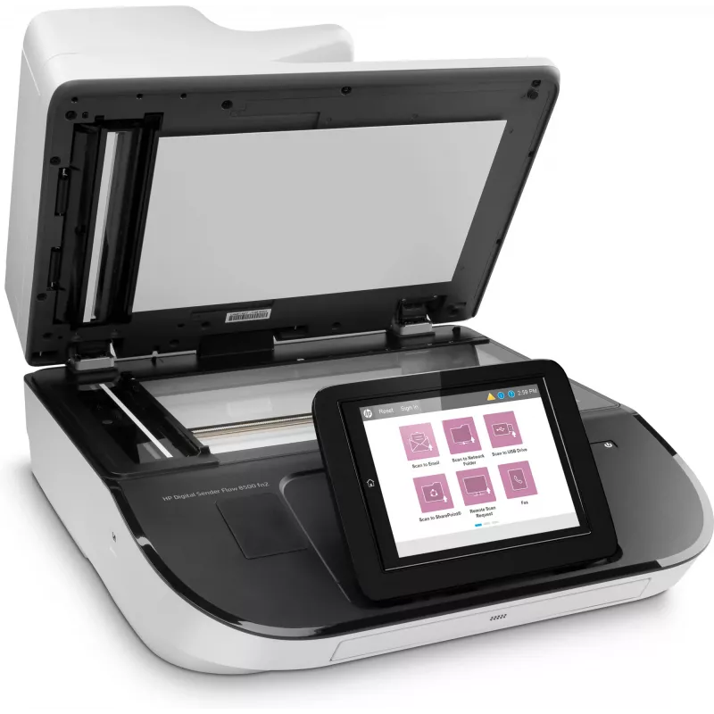 HP Flow 8500 fn2 plakanvirsmas un ADF skeneris 600 x 600 DPI