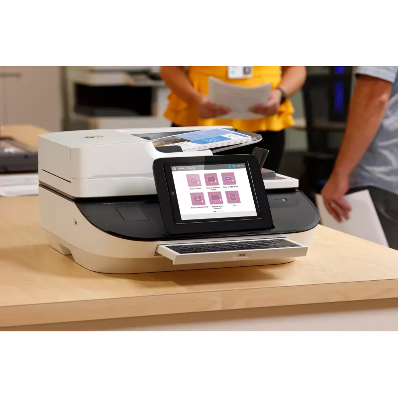 HP Flow 8500 fn2 plakanvirsmas un ADF skeneris 600 x 600 DPI