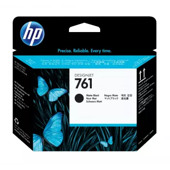 HP 761 Matte Melns/Matte Melns Designjet drukas galviņa, HP DesignJet T7100 Printer, termiskā tintes druka, matēti melna, Singapūra, 28 mm, 143 mm