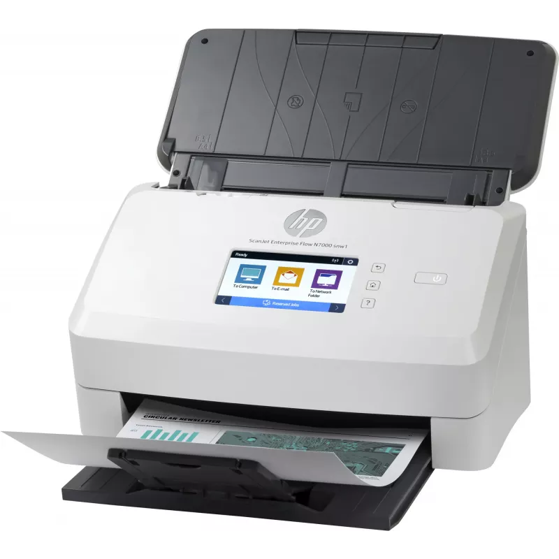 HP Scanjet Enterprise Flow N7000 lokšņu padeves skeneris 600 x 600 DPI A4 Balts