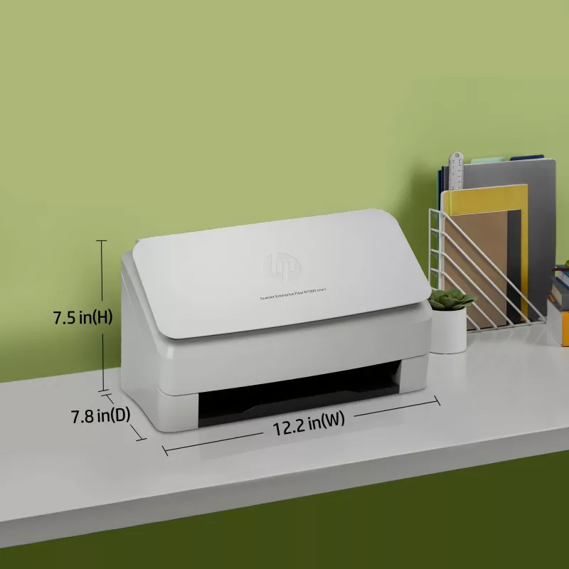 HP Scanjet Enterprise Flow N7000 lokšņu padeves skeneris 600 x 600 DPI A4 Balts