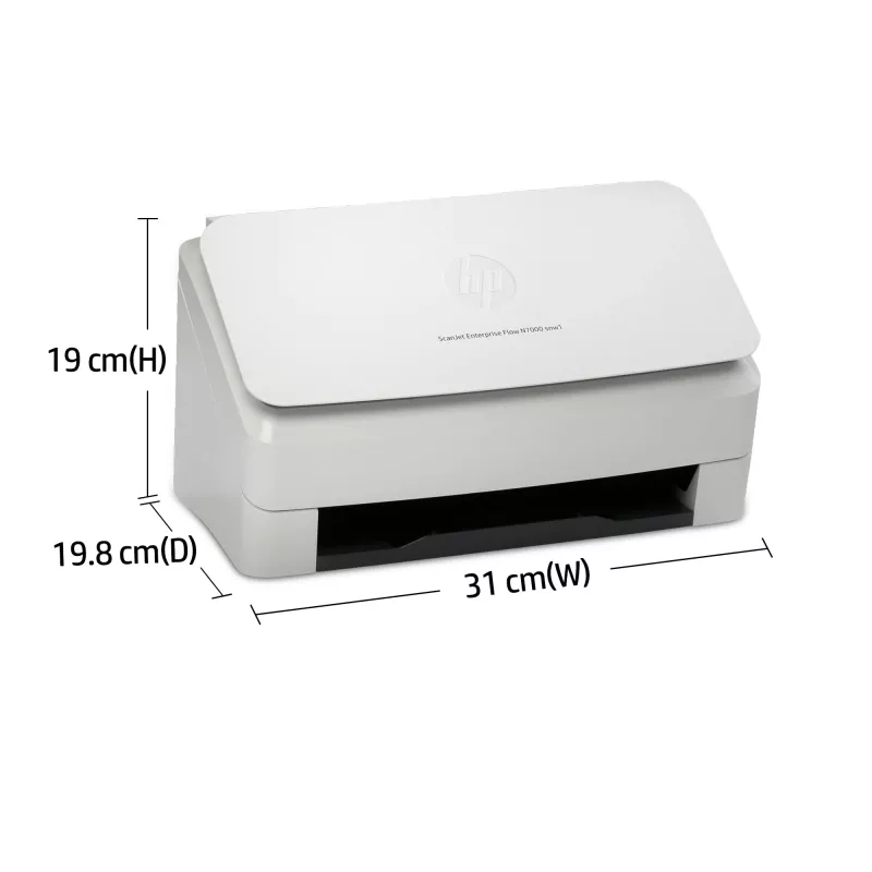 HP Scanjet Enterprise Flow N7000 lokšņu padeves skeneris 600 x 600 DPI A4 Balts