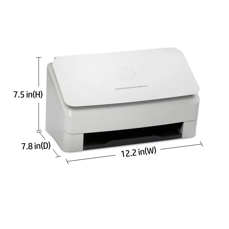 HP Scanjet Enterprise Flow N7000 lokšņu padeves skeneris 600 x 600 DPI A4 Balts