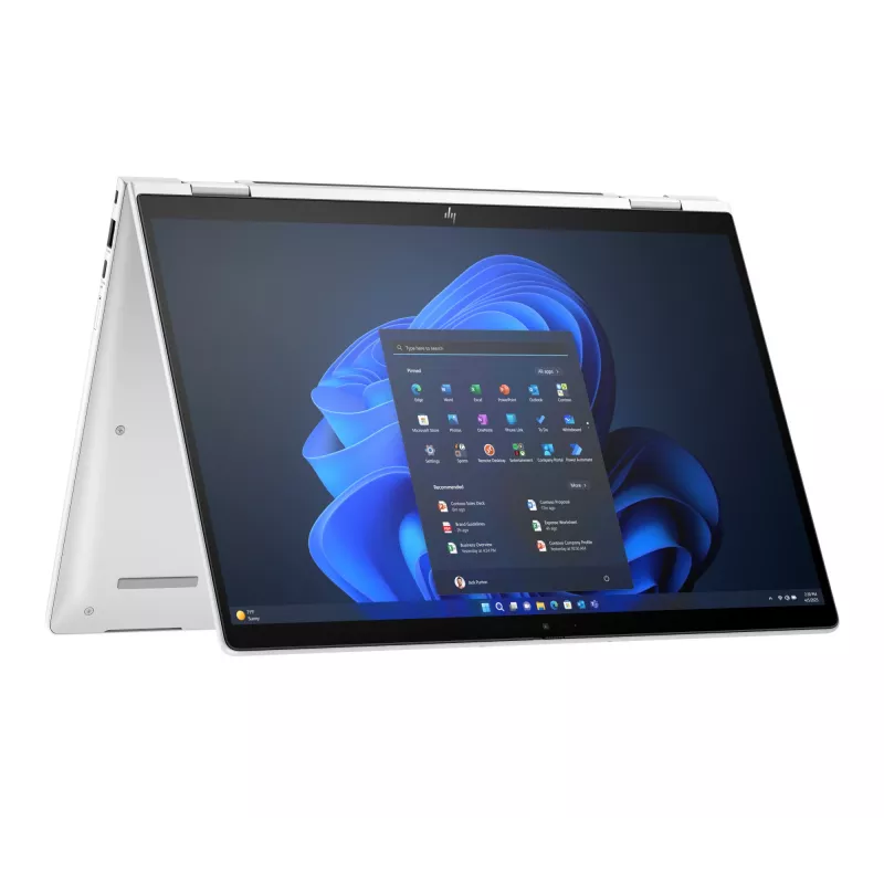 HP Elite x360 1040 G11 Intel Core Ultra 7 155H Hybrid (2-in-1) 35,6 cm (14 collu) skārienekrāns WUXGA 32 GB LPDDR5x-SDRAM 1 TB SSD Wi-Fi 6E (802.11ax) Windows 11 Pro AI PC Sudrabs