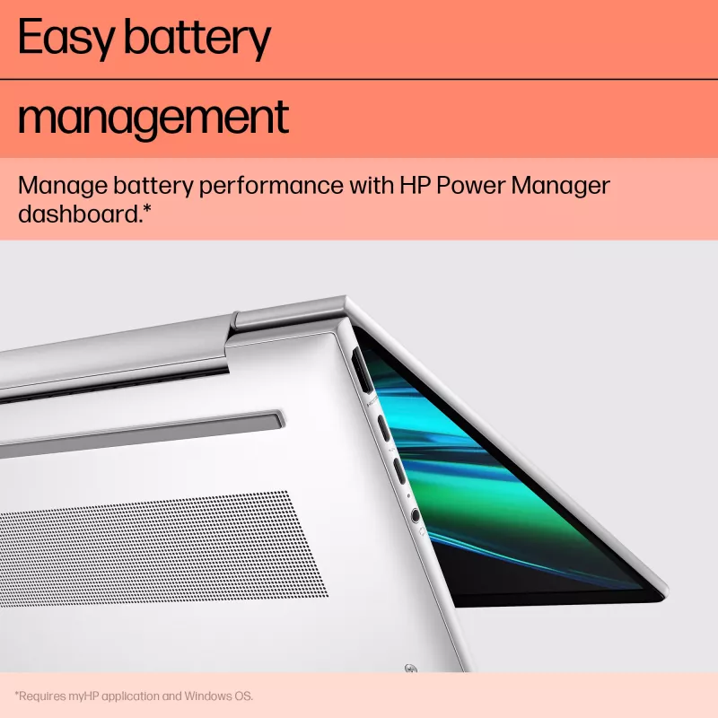 HP Elite x360 1040 G11 Intel Core Ultra 7 155H Hybrid (2-in-1) 35,6 cm (14 collu) skārienekrāns WUXGA 32 GB LPDDR5x-SDRAM 1 TB SSD Wi-Fi 6E (802.11ax) Windows 11 Pro AI PC Sudrabs