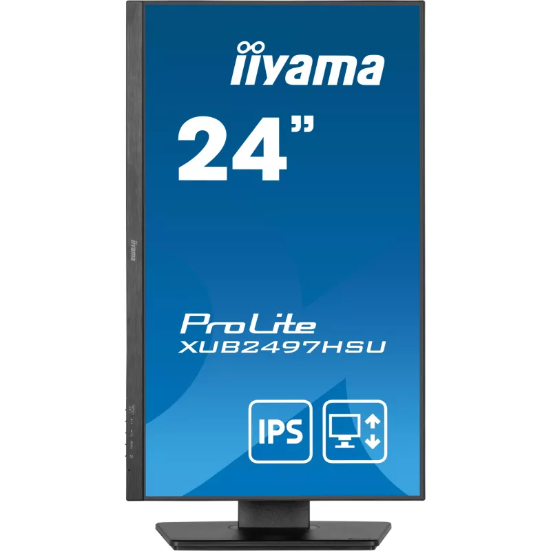 iiyama XUB2497HSU-B2 datora monitors 60.5 cm (23.8 collas) 1920 x 1080 pikseļi Full HD LED Melns