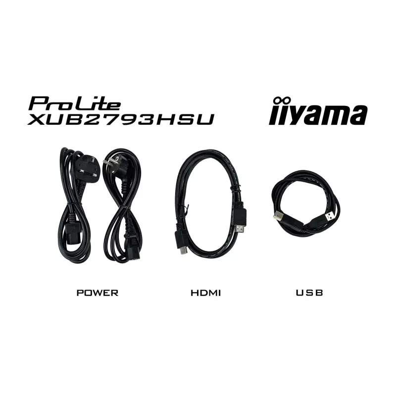iiyama ProLite XUB2793HSU-B7 datora monitors 68,6 cm (27 collu) 1920 x 1080 pikseļi Full HD LED Melns