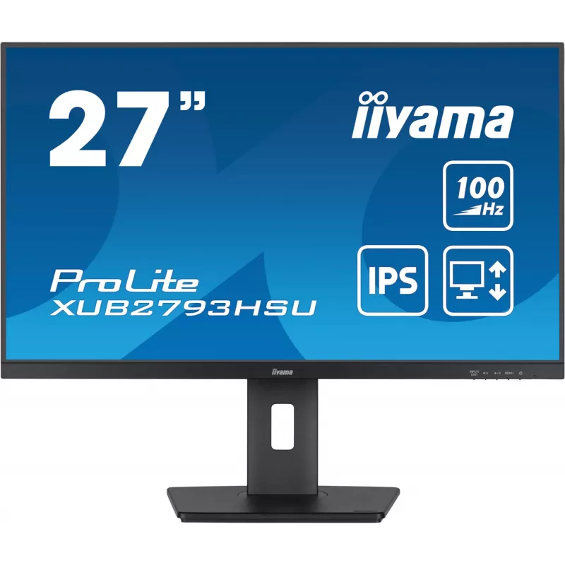iiyama ProLite XUB2793HSU-B7 datora monitors 68,6 cm (27 collu) 1920 x 1080 pikseļi Full HD LED Melns