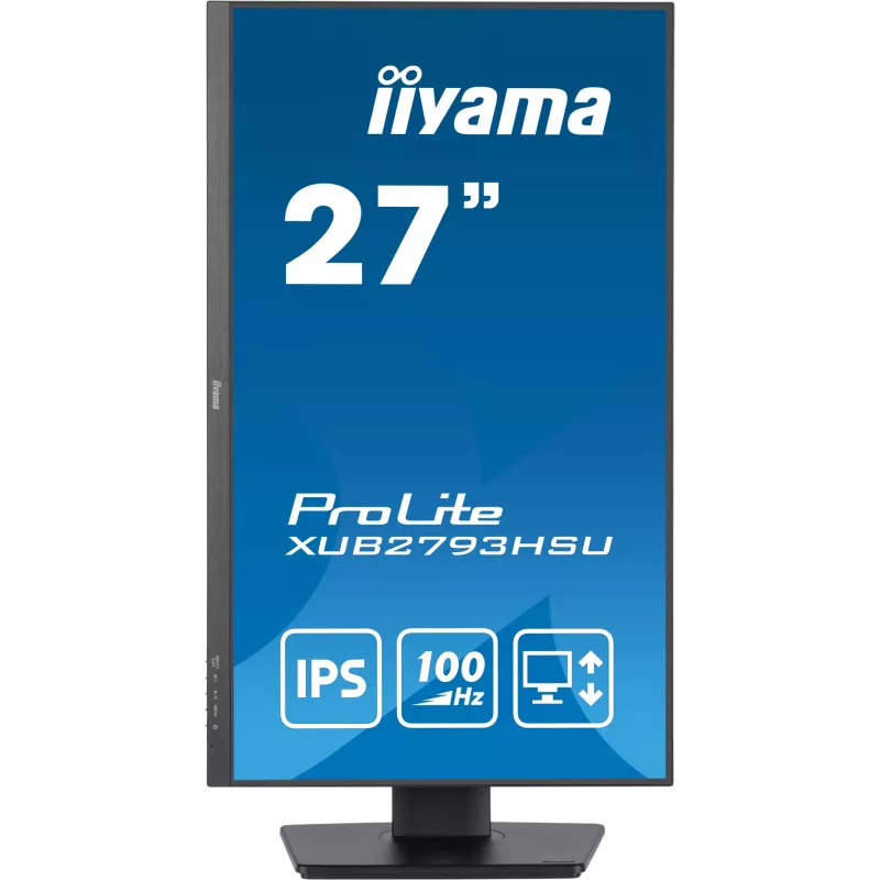 iiyama ProLite XUB2793HSU-B7 datora monitors 68,6 cm (27 collu) 1920 x 1080 pikseļi Full HD LED Melns