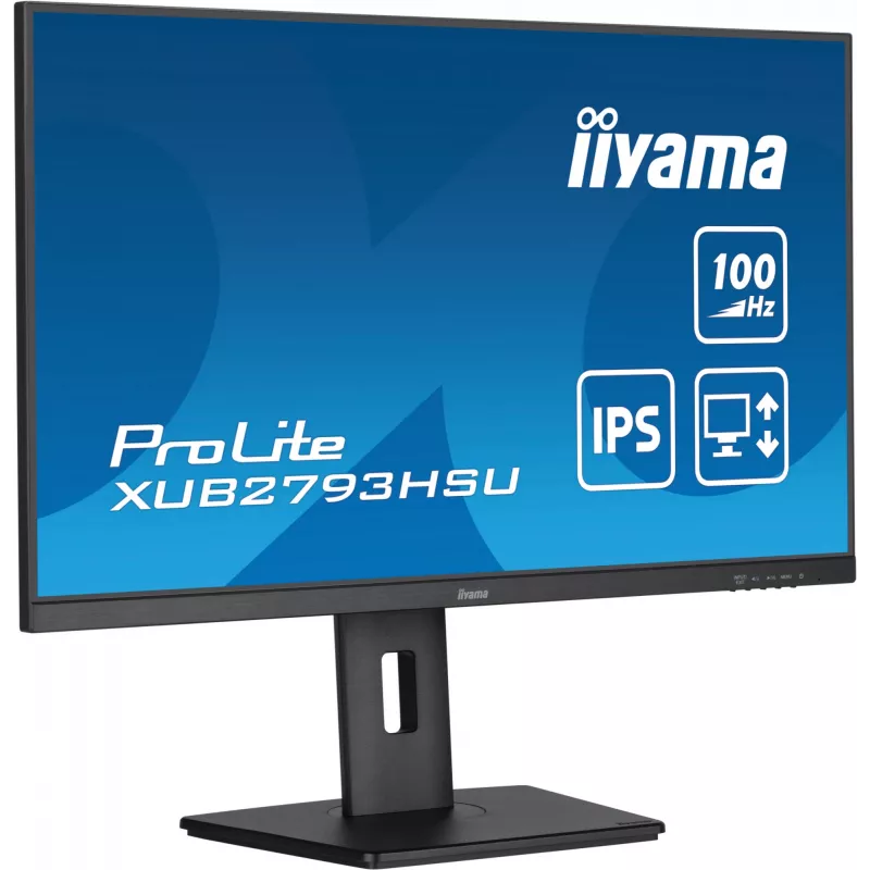 iiyama ProLite XUB2793HSU-B7 datora monitors 68,6 cm (27 collu) 1920 x 1080 pikseļi Full HD LED Melns