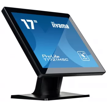iiyama ProLite T1721MSC-B2 datora monitors 43,2 cm (17 collu) 1280 x 1024 pikseļi SXGA LED skārienekrāns Galda virsmai Melns