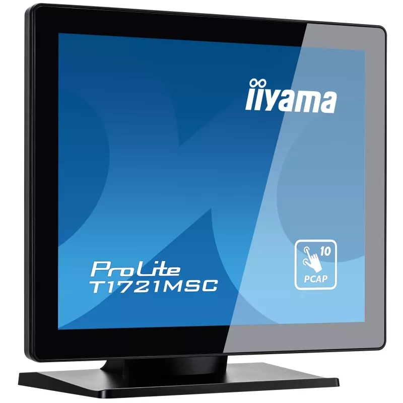 iiyama ProLite T1721MSC-B2 datora monitors 43,2 cm (17 collu) 1280 x 1024 pikseļi SXGA LED skārienekrāns Galda virsmai Melns