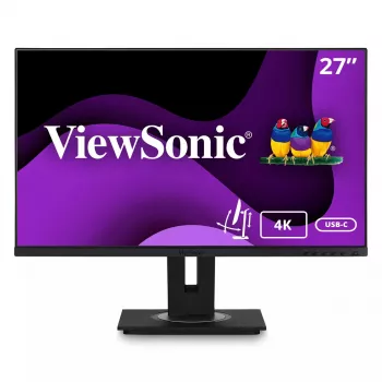 Viewsonic VG Series VG2756-4K datora monitors 68.6 cm (27 colli) 3840 x 2160 pikseļi 4K Ultra HD LED Melns