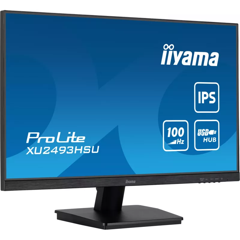 iiyama ProLite XU2493HSU-B7 datora monitors 60.5 cm (23.8 collas) 1920 x 1080 pikseļi Full HD LED Melns