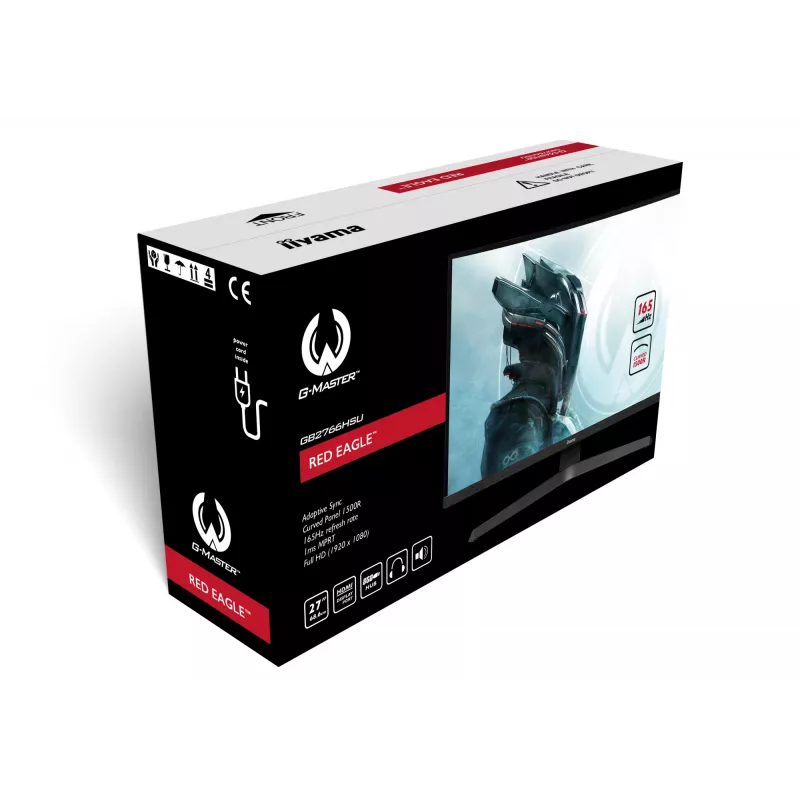iiyama G-MASTER GB2766HSU-B1 datora monitors 68.6 cm (27 colli) 1920 x 1080 pikseļi Full HD LED Melns