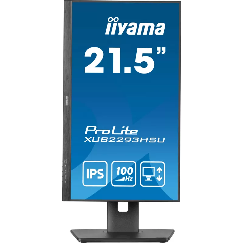 iiyama ProLite XUB2293HSU-B7 datora monitors 54.6 cm (21.5 collu) 1920 x 1080 pikseļi Full HD LED Melns
