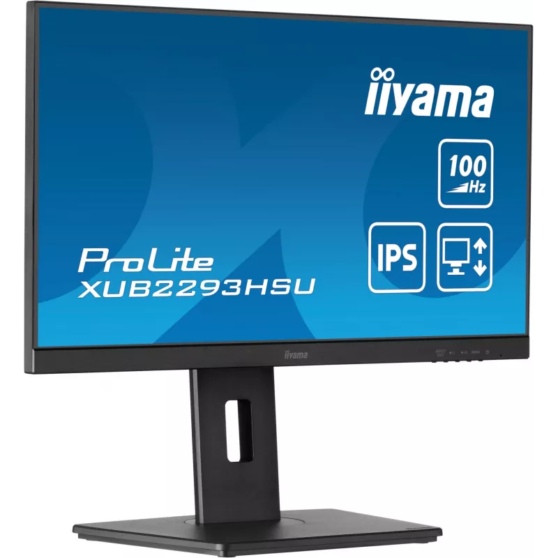 iiyama ProLite XUB2293HSU-B7 datora monitors 54.6 cm (21.5 collu) 1920 x 1080 pikseļi Full HD LED Melns