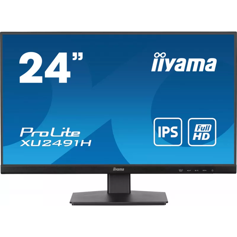 iiyama ProLite XU2491H-B1 datora monitors 60.5 cm (23.8 collas) 1920 x 1080 pikseļi Full HD LED Melns