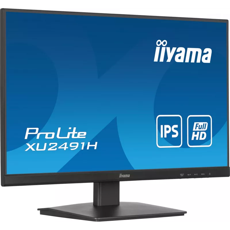 iiyama ProLite XU2491H-B1 datora monitors 60.5 cm (23.8 collas) 1920 x 1080 pikseļi Full HD LED Melns