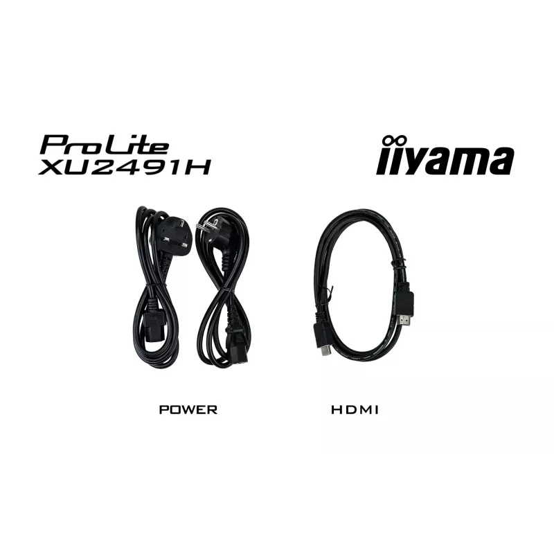 iiyama ProLite XU2491H-B1 datora monitors 60.5 cm (23.8 collas) 1920 x 1080 pikseļi Full HD LED Melns