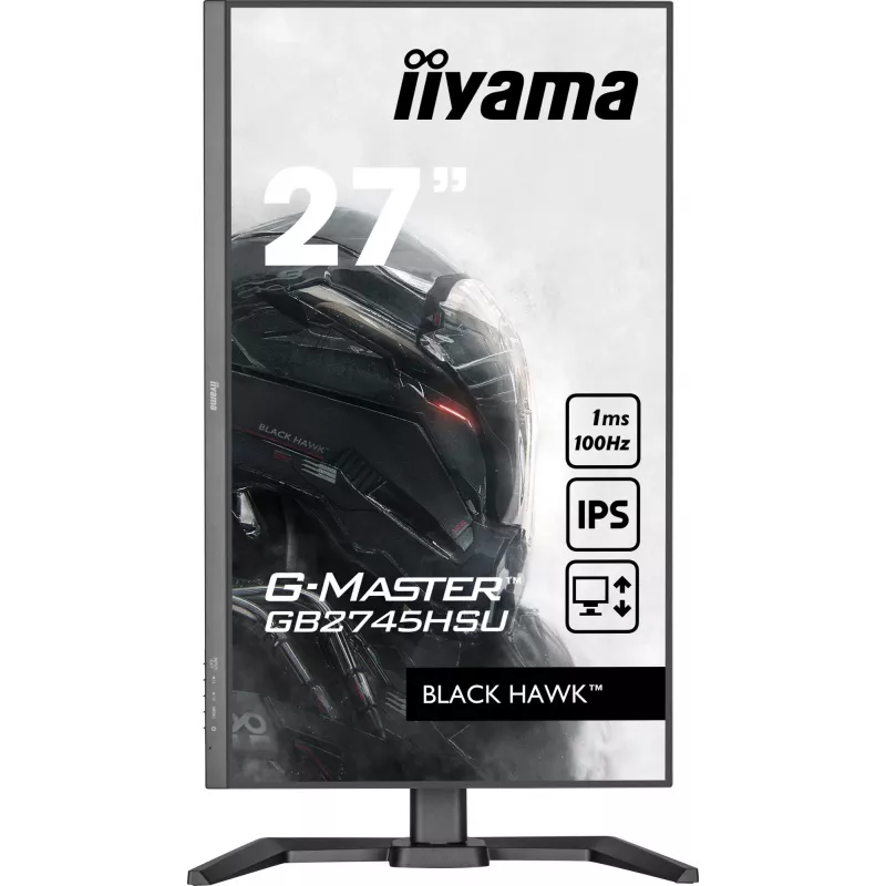 iiyama G-MASTER GB2745HSU-B2 datora monitors 68.6 cm (27 colli) 1920 x 1080 pikseļi Full HD LED Melns