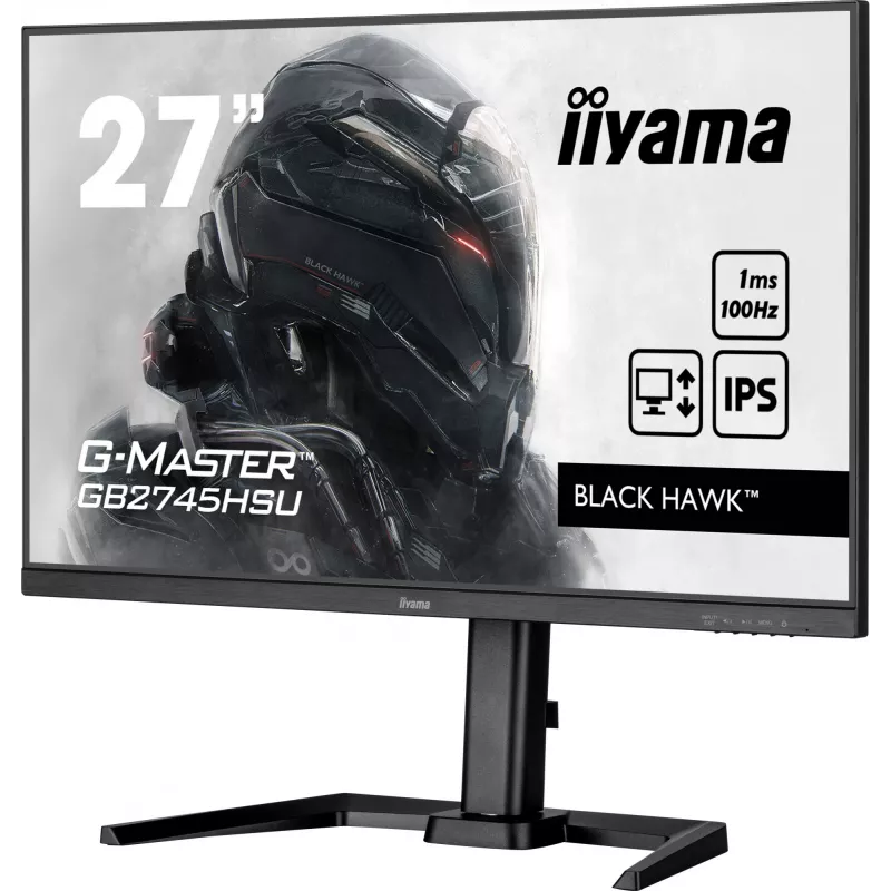 iiyama G-MASTER GB2745HSU-B2 datora monitors 68.6 cm (27 colli) 1920 x 1080 pikseļi Full HD LED Melns