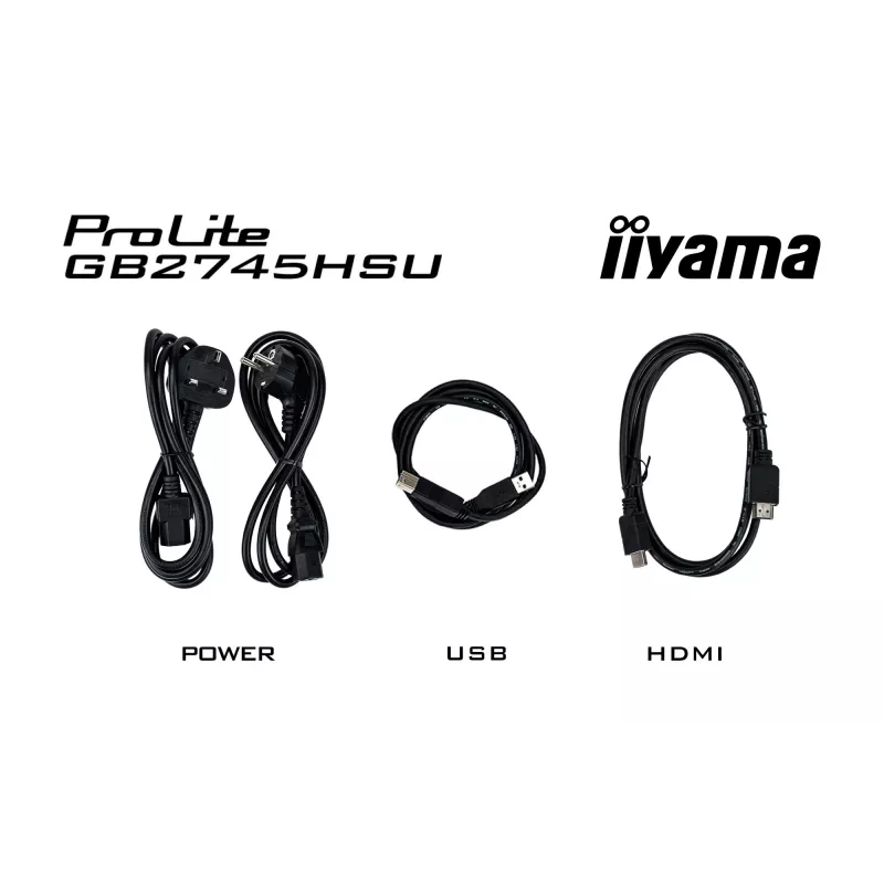 iiyama G-MASTER GB2745HSU-B2 datora monitors 68.6 cm (27 colli) 1920 x 1080 pikseļi Full HD LED Melns