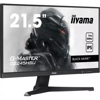iiyama G-MASTER G2245HSU-B2 datora monitors 54,6 cm (21,5 collu) 1920 x 1080 pikseļi Full HD LED Melns