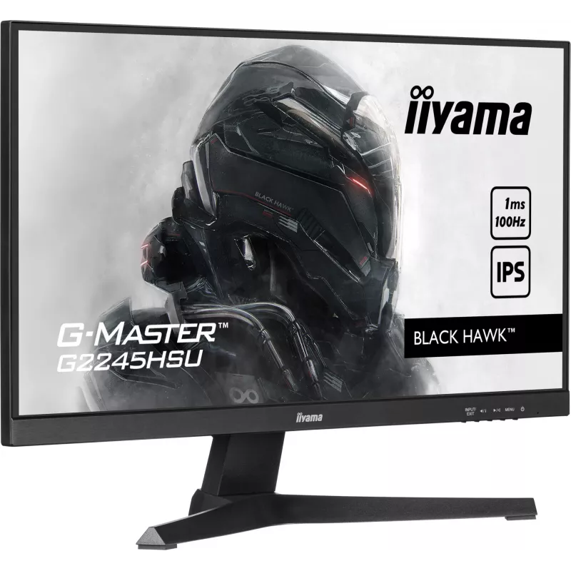 iiyama G-MASTER G2245HSU-B2 datora monitors 54,6 cm (21,5 collu) 1920 x 1080 pikseļi Full HD LED Melns