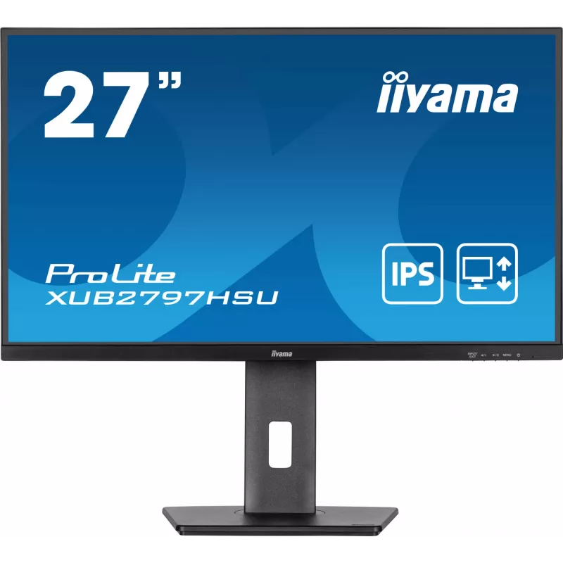 iiyama ProLite XUB2797HSU-B2 datora monitors 68,6 cm (27 collas) 1920 x 1080 pikseļi Full HD LED Melns