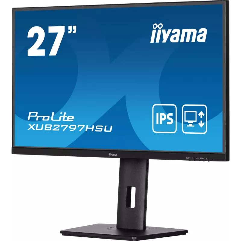 iiyama ProLite XUB2797HSU-B2 datora monitors 68,6 cm (27 collas) 1920 x 1080 pikseļi Full HD LED Melns