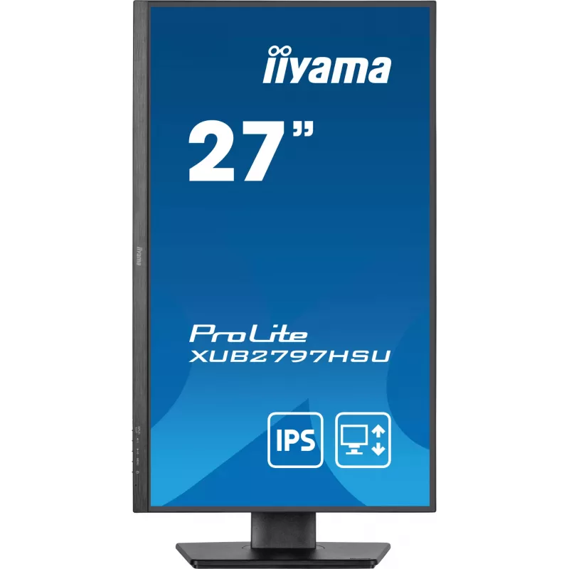 iiyama ProLite XUB2797HSU-B2 datora monitors 68,6 cm (27 collas) 1920 x 1080 pikseļi Full HD LED Melns