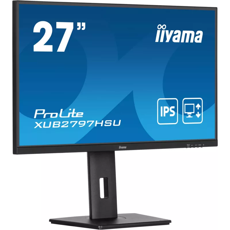 iiyama ProLite XUB2797HSU-B2 datora monitors 68,6 cm (27 collas) 1920 x 1080 pikseļi Full HD LED Melns