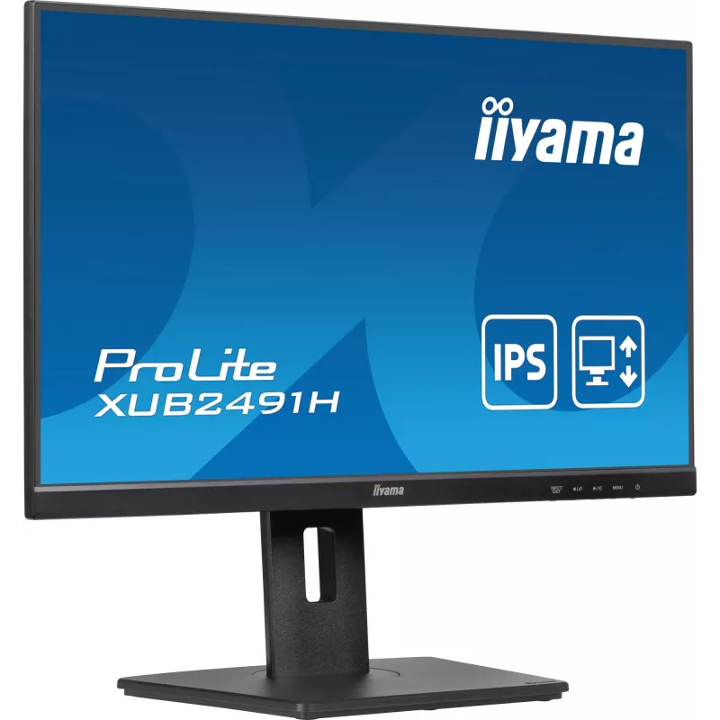 iiyama ProLite XUB2491H-B1 datora monitors 60.5 cm (23.8 collas) 1920 x 1080 pikseļi Full HD LED Melns