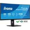 iiyama ProLite XCB3497WQSNP-B1 datora monitors 86,4 cm (34 colli) 3440 x 1440 pikseļi UltraWide Quad HD LED Melns