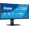 iiyama ProLite XCB3497WQSNP-B1 datora monitors 86,4 cm (34 colli) 3440 x 1440 pikseļi UltraWide Quad HD LED Melns