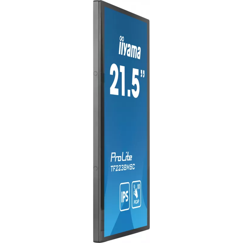 iiyama TF2238MSC-B1 datora monitors 53,3 cm (21 colls) 1920 x 1080 pikseļi Full HD LED skārienekrāns Melns
