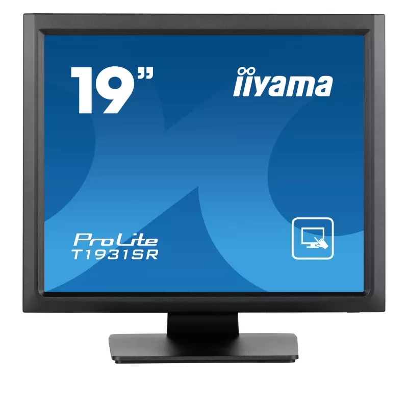 iiyama ProLite T1931SR-B1S datora monitors 48,3 cm (19 collu) 1280 x 1024 pikseļi SXGA LCD skārienekrāns Melns