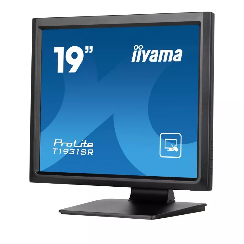 iiyama ProLite T1931SR-B1S datora monitors 48,3 cm (19 collu) 1280 x 1024 pikseļi SXGA LCD skārienekrāns Melns