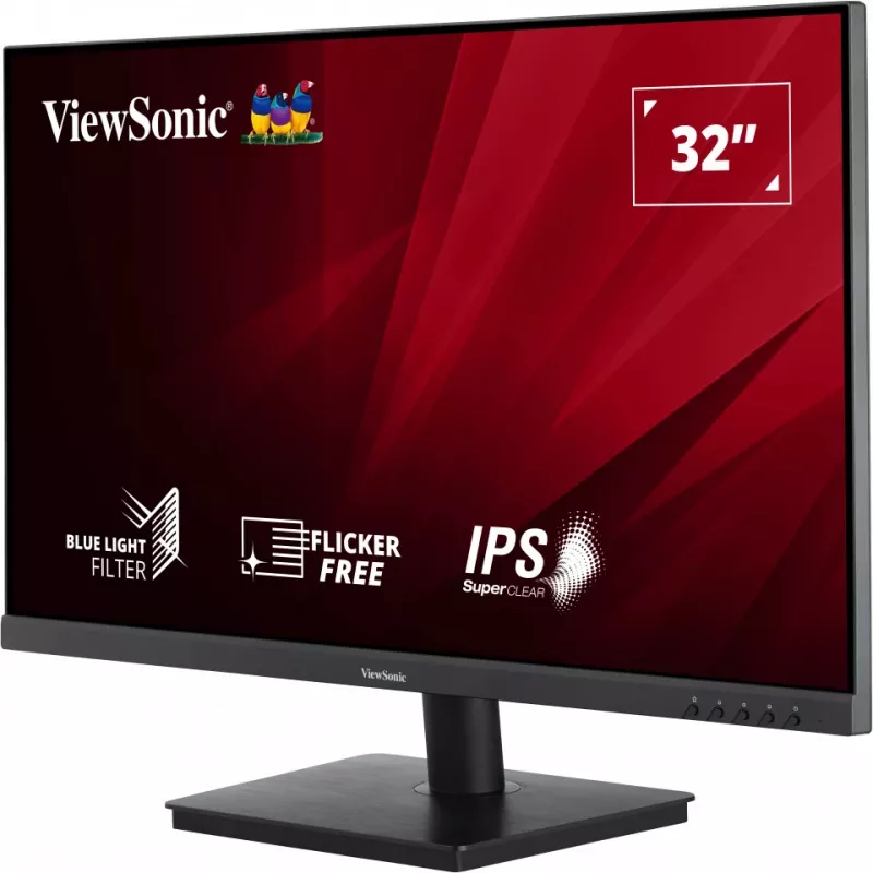Viewsonic VA VA3209-2K-MHD datora monitors 81,3 cm (32 colli) 2560 x 1440 pikseļi Quad HD Melns